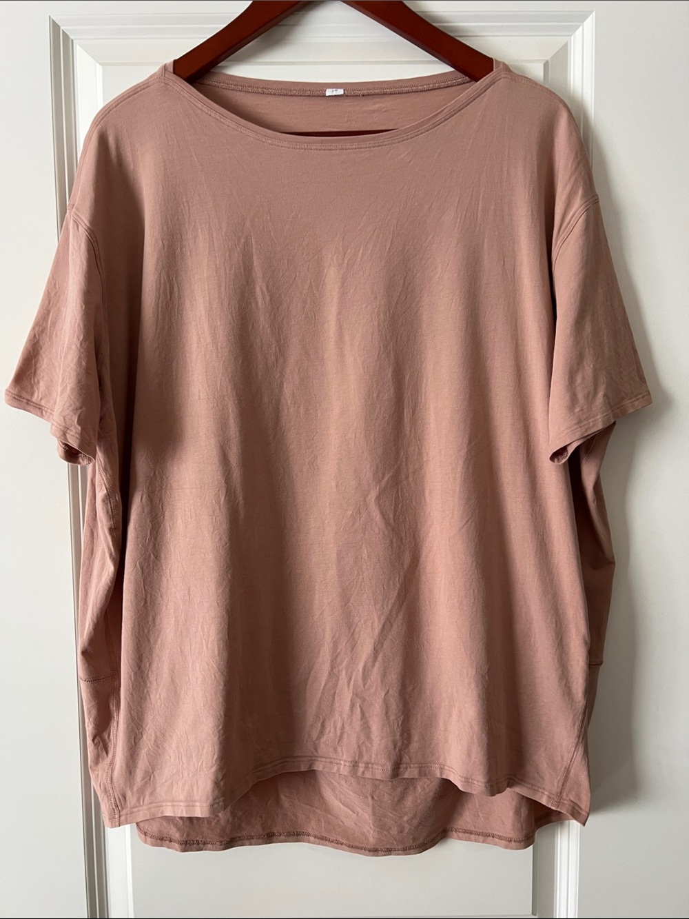 lululemon athletica Relaxed Scoop-Neck Tee in Dusty Taupe
